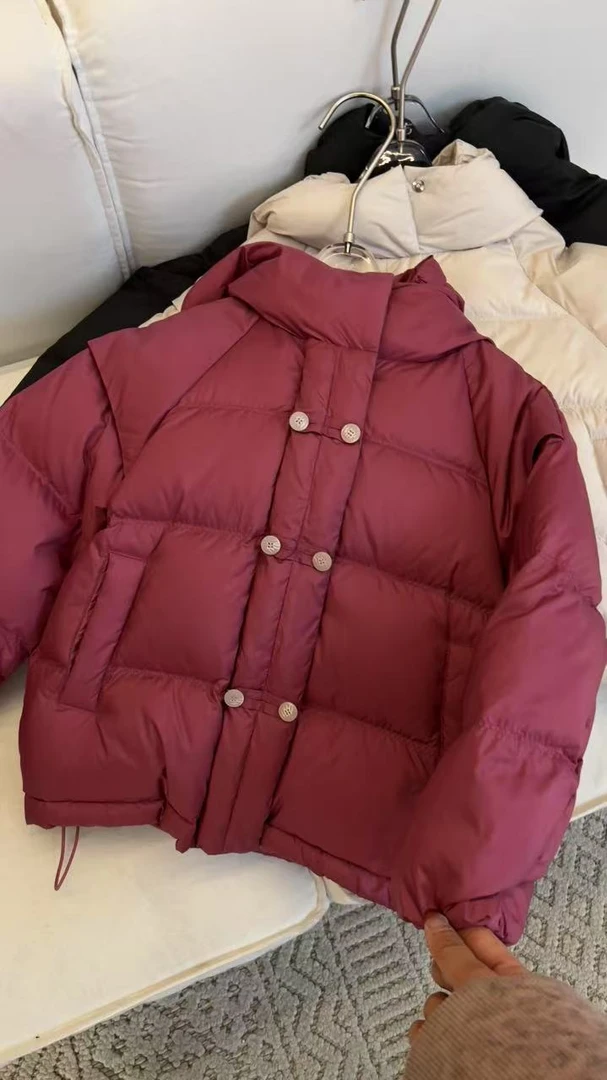 2024杜邦三防冬季短款羽绒服外套7626