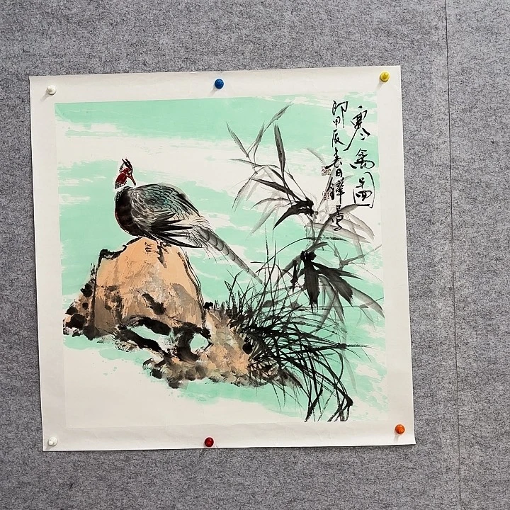 国画花鸟等多种鸟类和