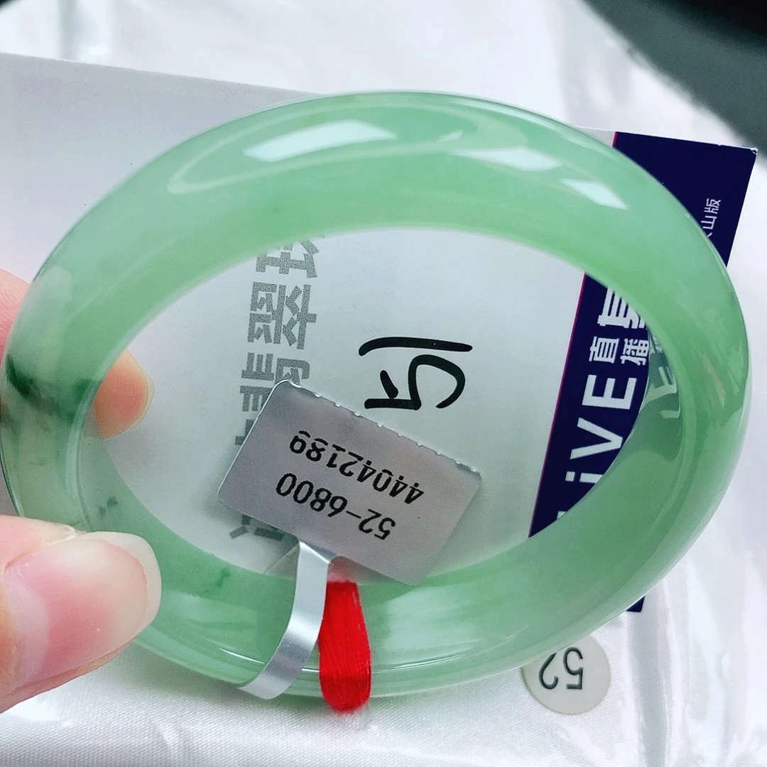 翡翠未镶嵌手镯缅甸天然A货翡翠手镯