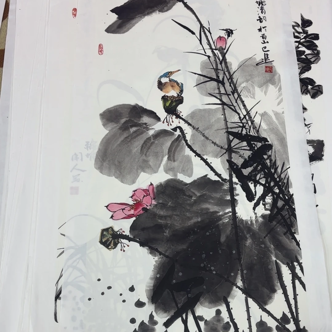 国画国画老师巴进作品刘