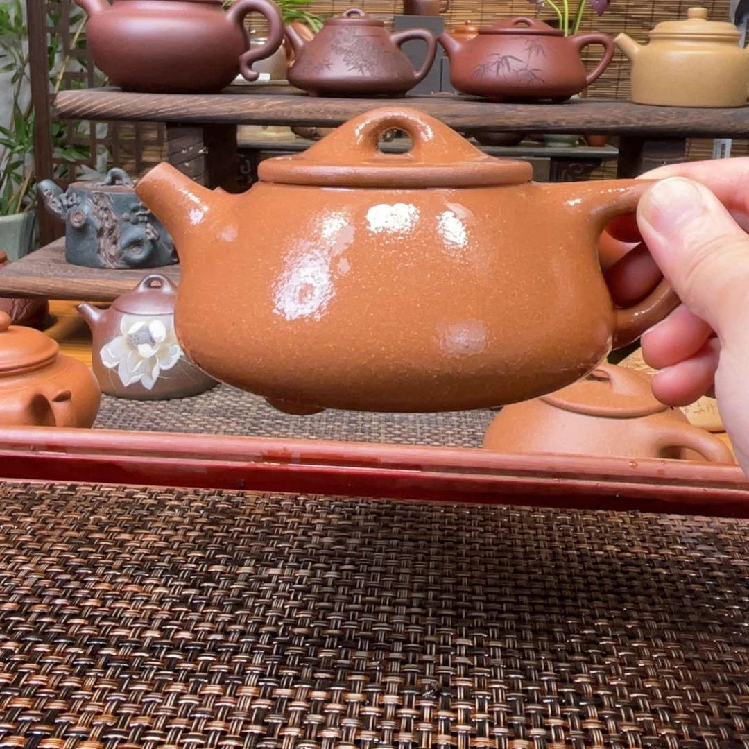 茶壶紫砂宜兴原矿紫砂手工制320