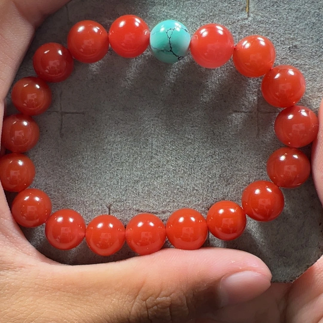 南红玛瑙未镶嵌天然原矿单圈10+