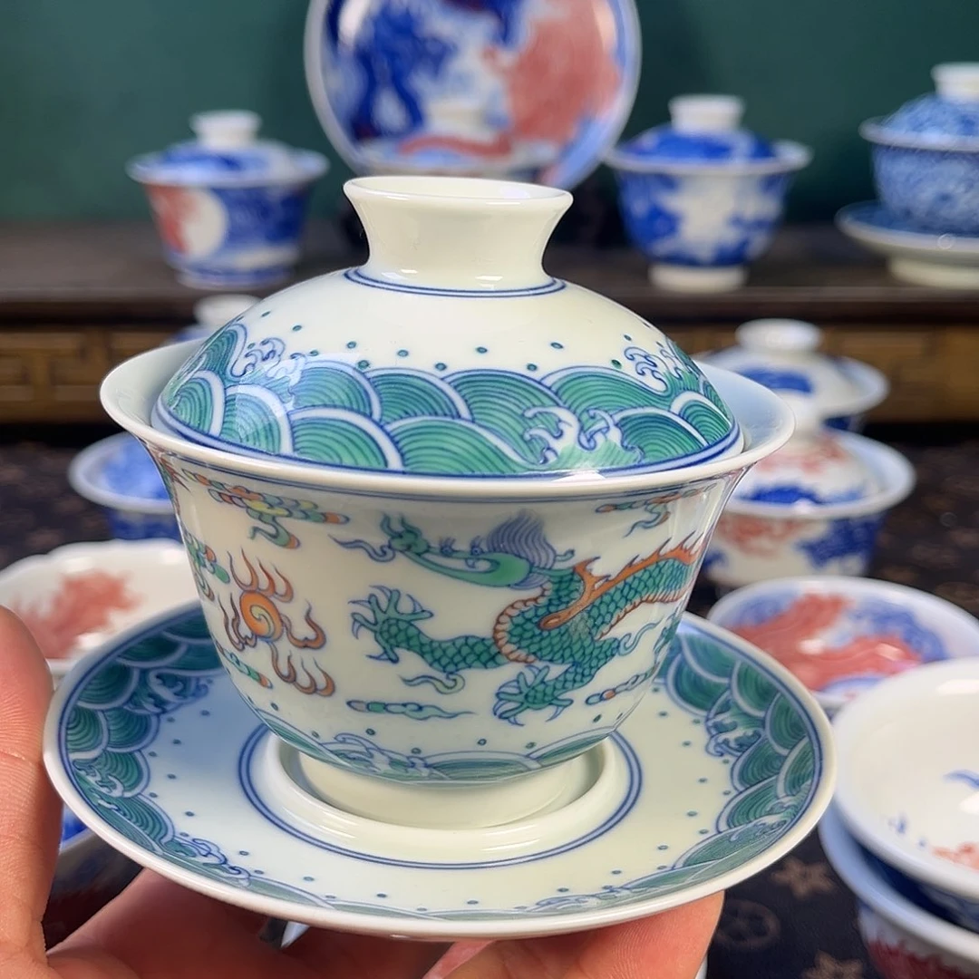 瓷片景德镇手工手绘