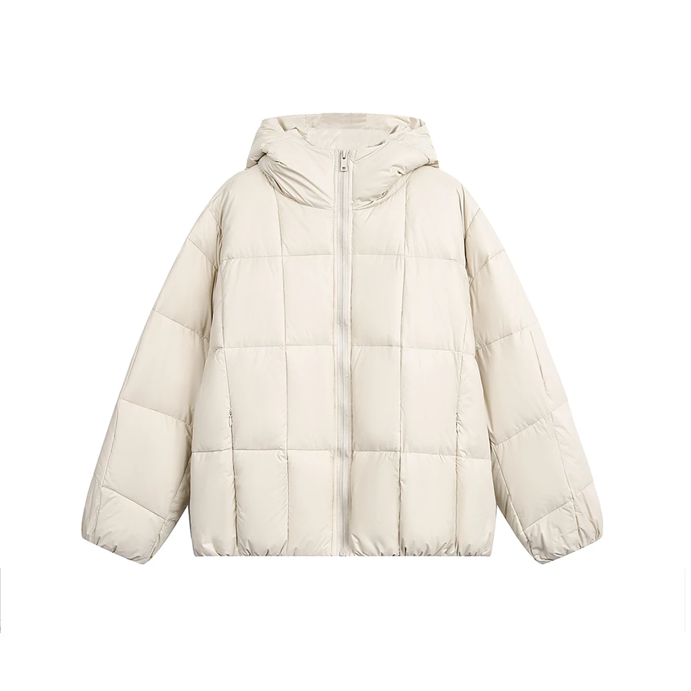 90白鸭绒不跑绒云朵泡芙2025新款羽绒服冬季男女款外套加厚情侣
