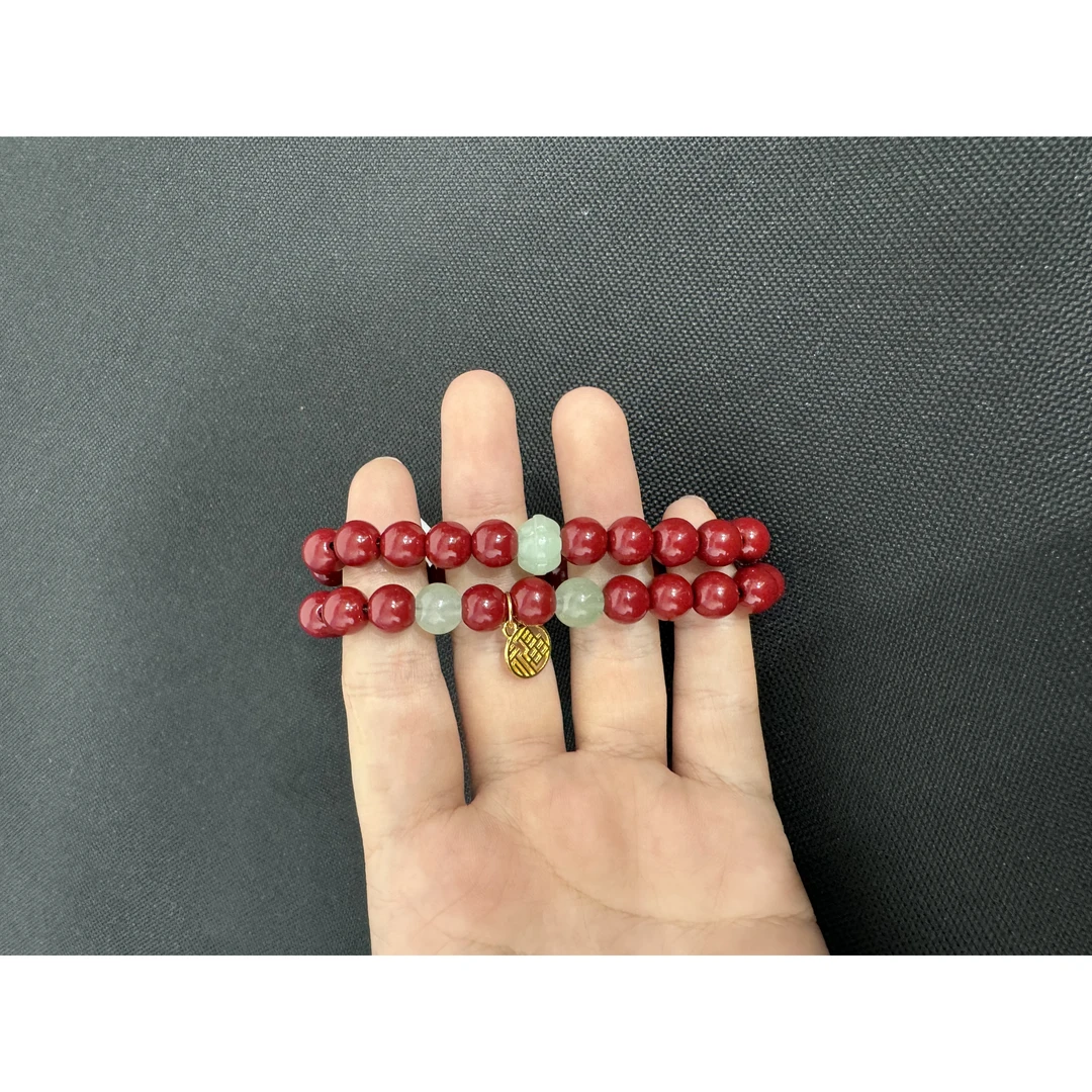 天然辰砂大唐红手串（无礼盒）@@@@@SP044A