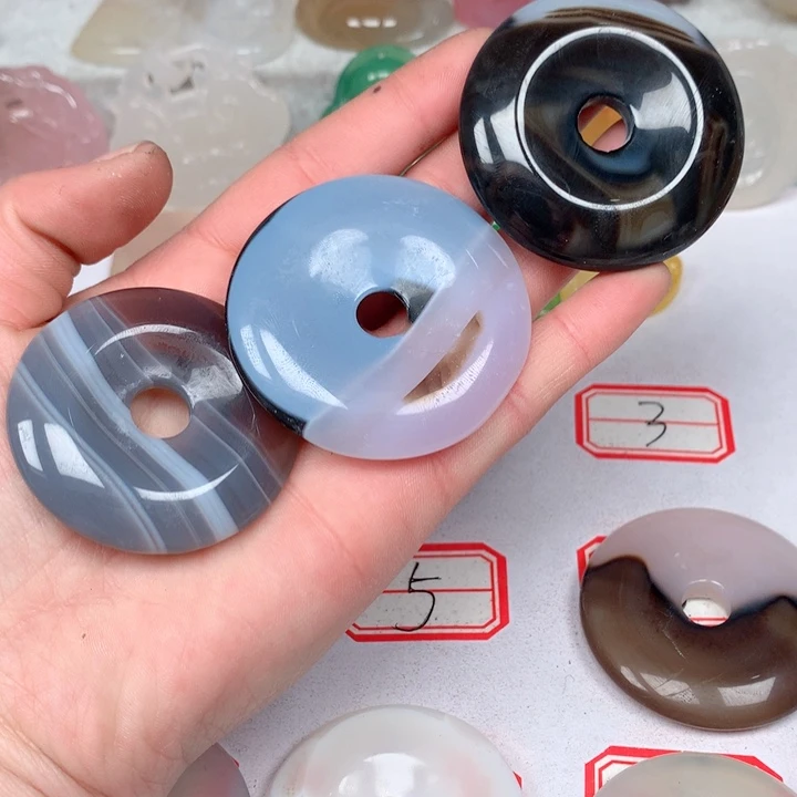 玛瑙/玉髓颈饰未镶嵌N****