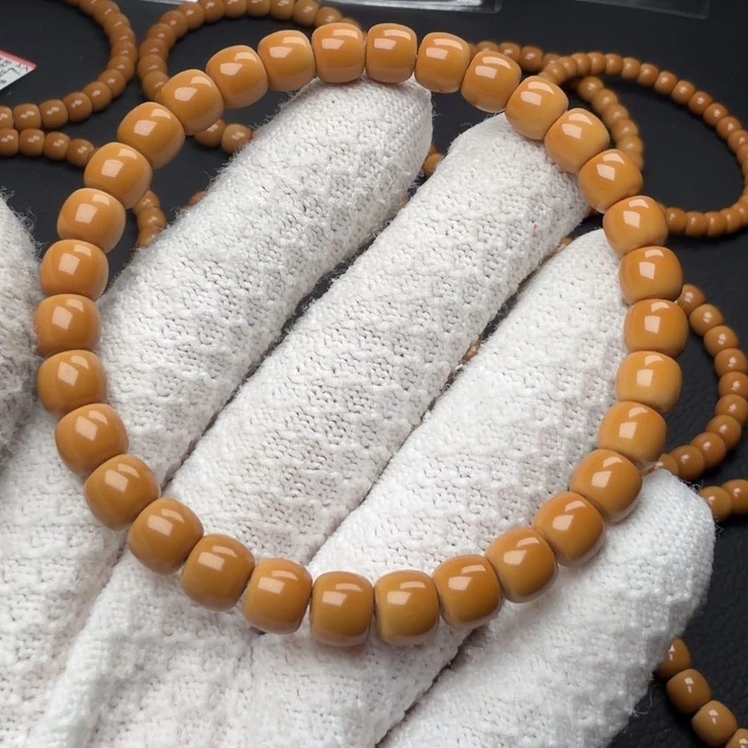 手串橄榄核7.2mm精品清水核核尖单圈