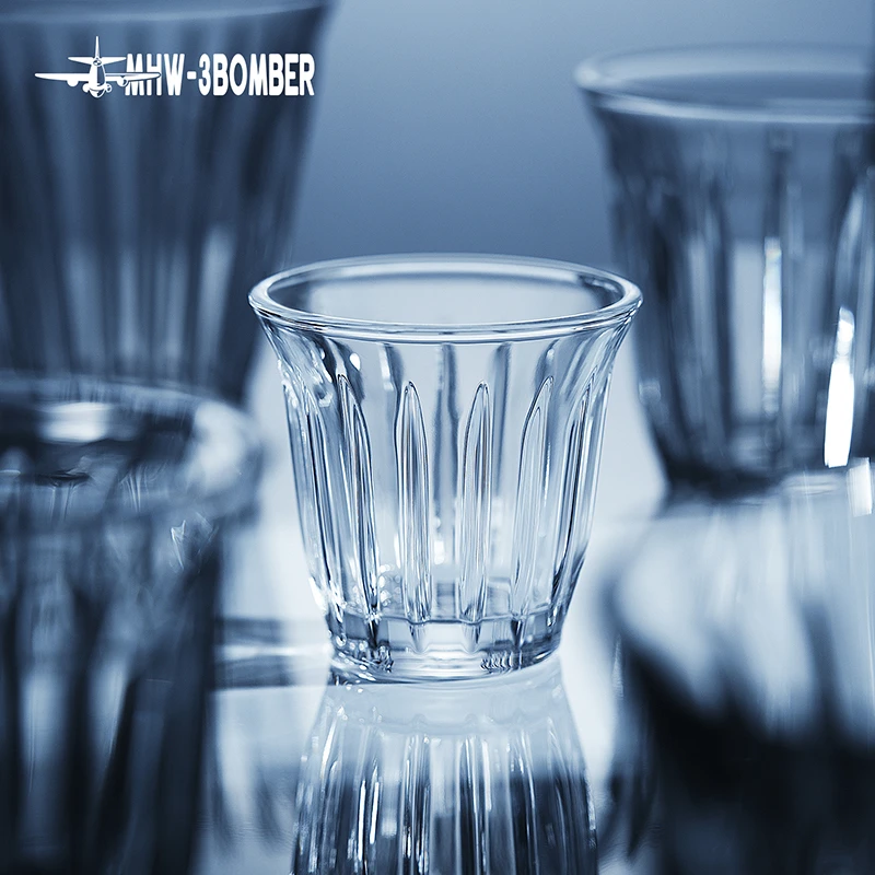 MHW-3BOMBER/轰炸机咖啡杯透明美式澳白冷萃饮料杯玻璃杯耐热莱特