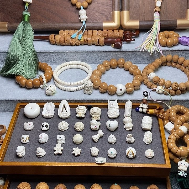 手串桃核雪*定制猴头财迷