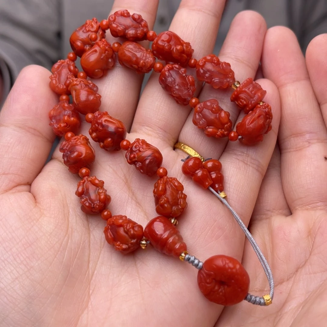 未镶嵌配饰卡10毫米左右南红玛瑙