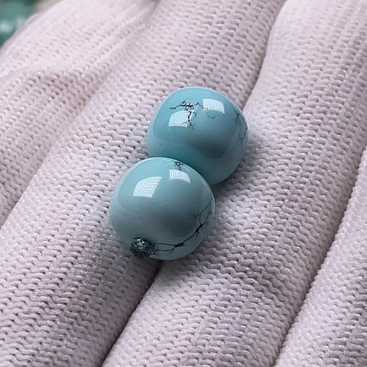 未镶嵌绿松石珠宝半成品