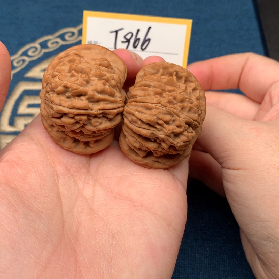 把件文玩核桃43四座楼 T966