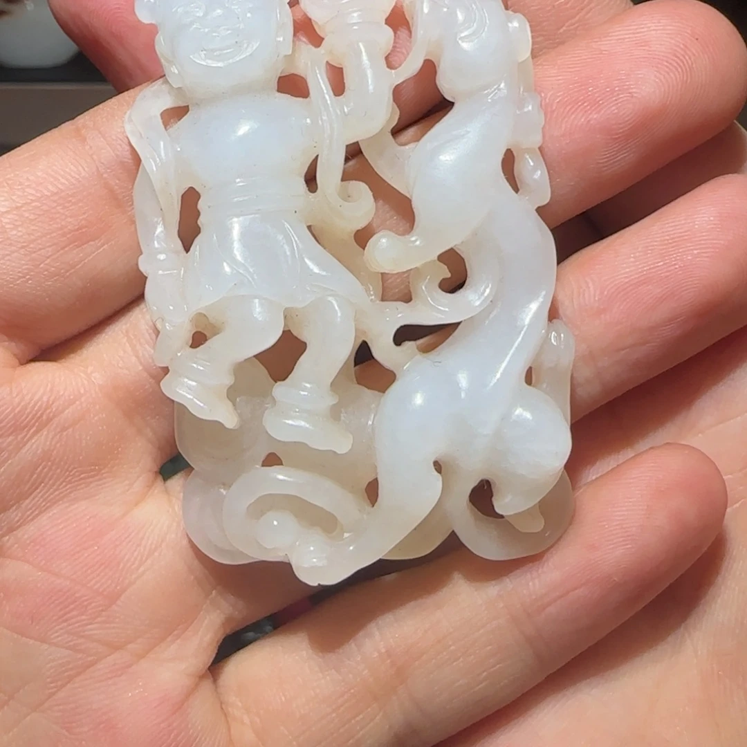 和田玉未镶嵌挂件