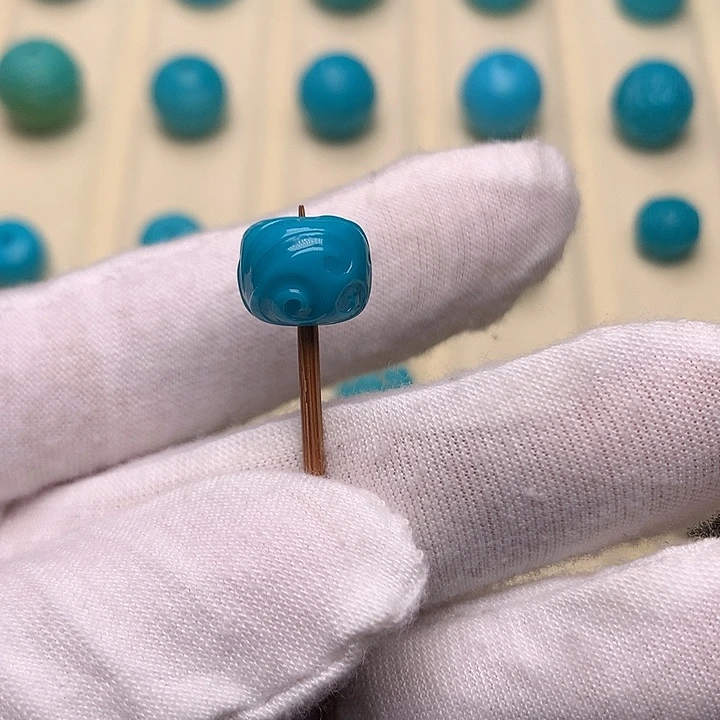 绿松石未镶嵌绿松石博古10.6