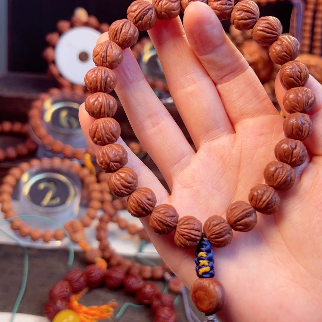 【闪购商品】桃核手串过* 13尺寸玉龙脊