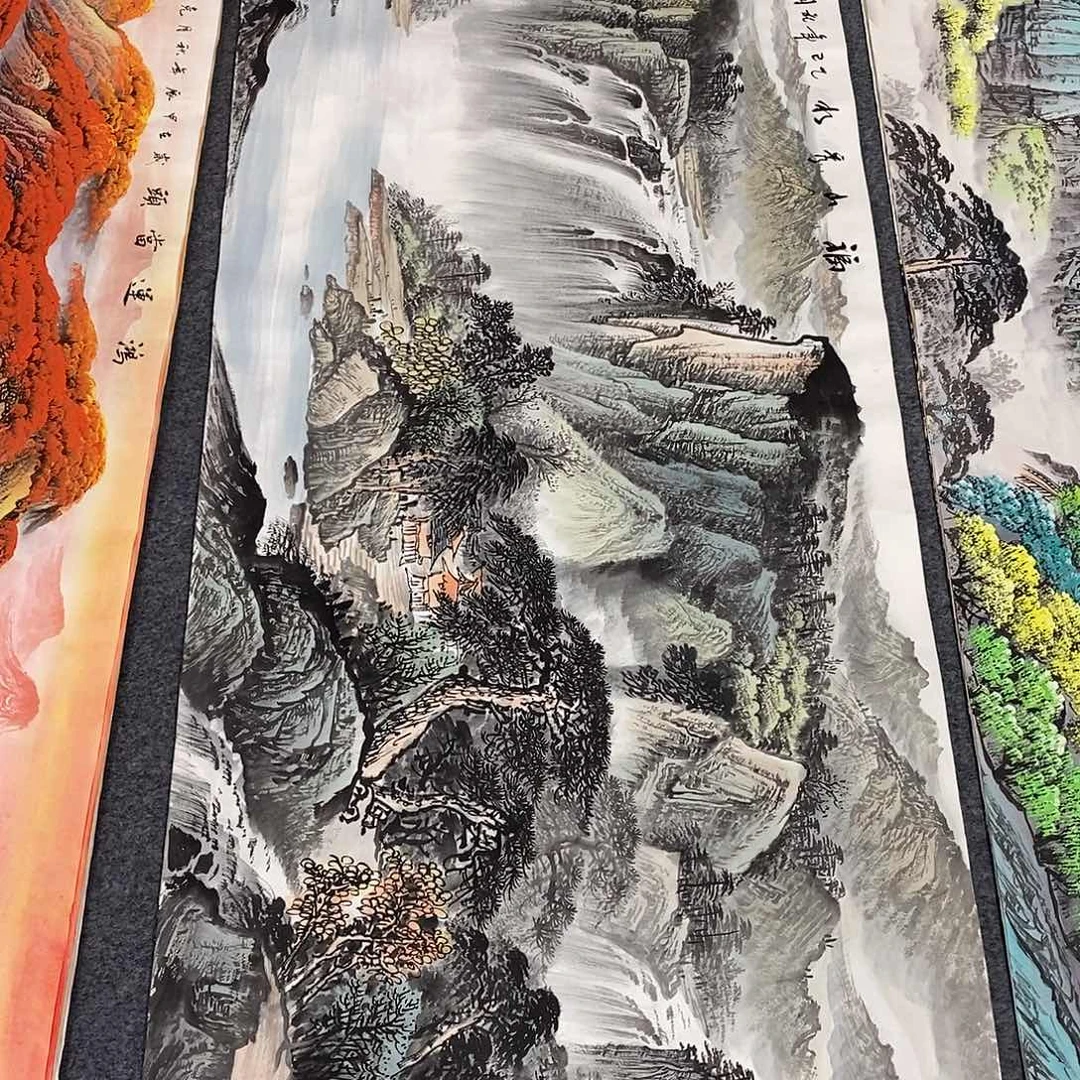 国画画画真的画画画