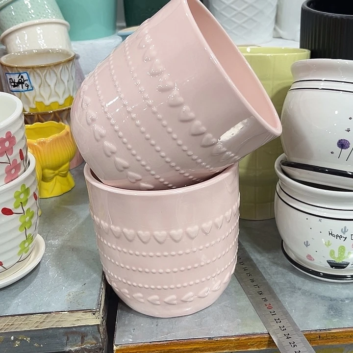 陶瓷花盆全场10包邮