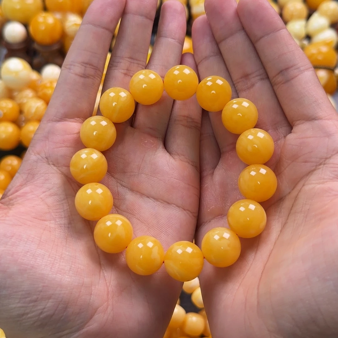 琥珀未镶嵌珠宝奇石16mm同料