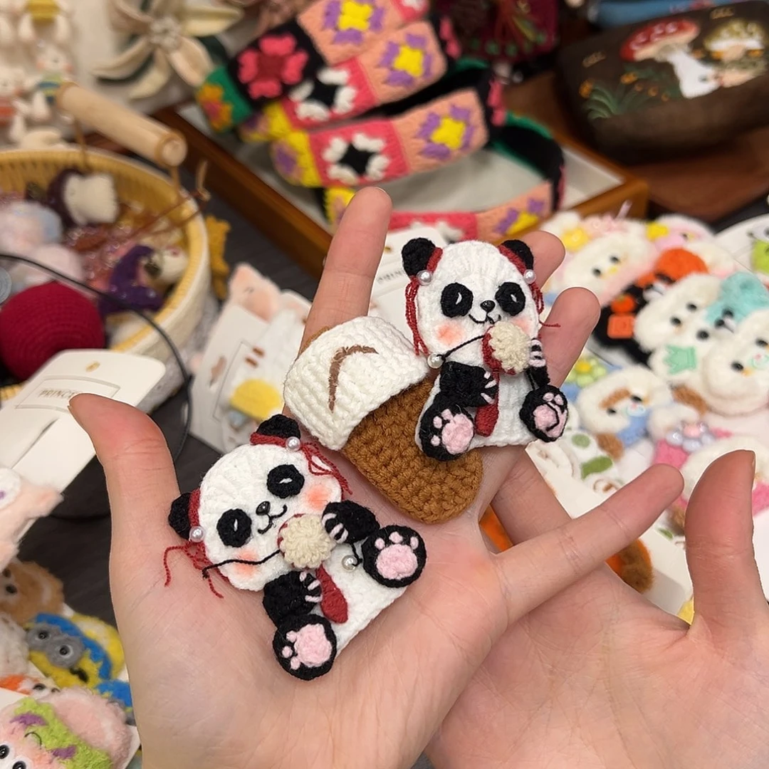 塑料钩织刺绣手工包包玩偶居家用品