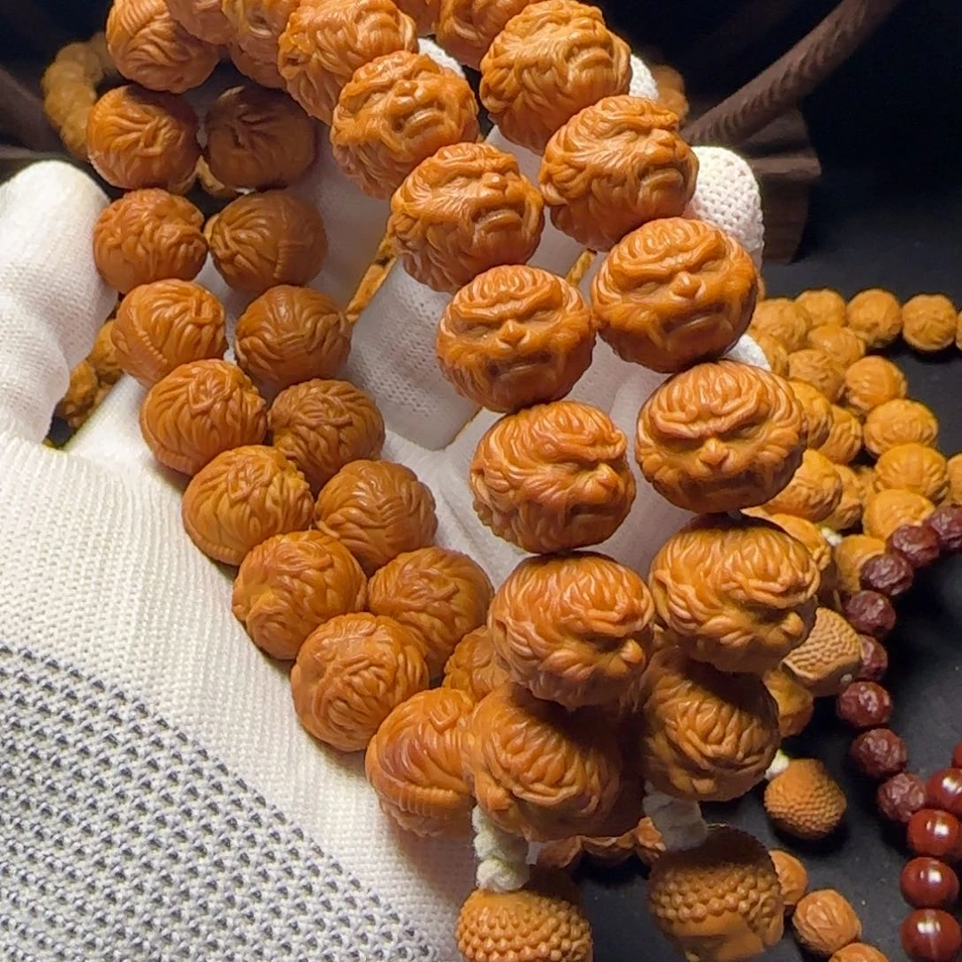 用***7猴头核桃吊坠猴头