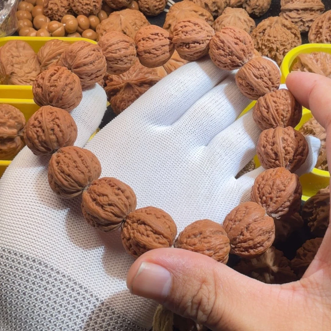 吊坠文玩核桃22麦穗纹八棱