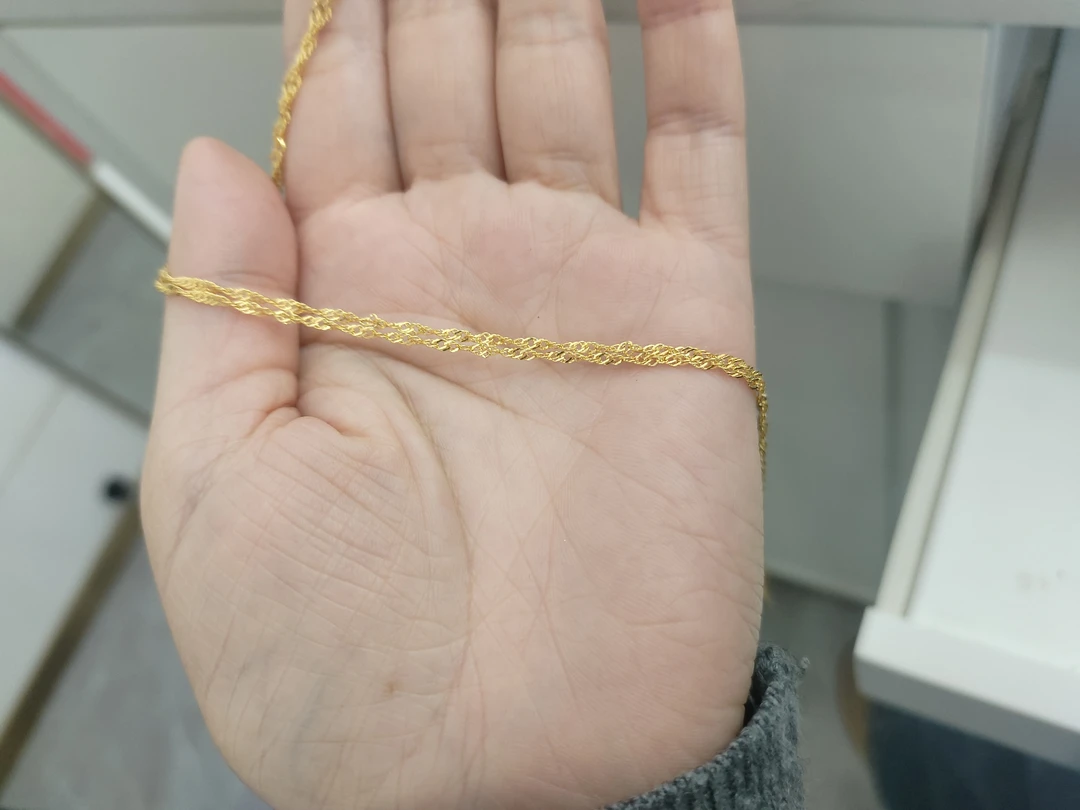 足金项链非质量问题不退不换