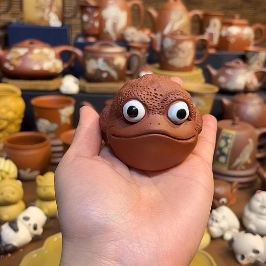 紫砂茶杯紫砂茶宠