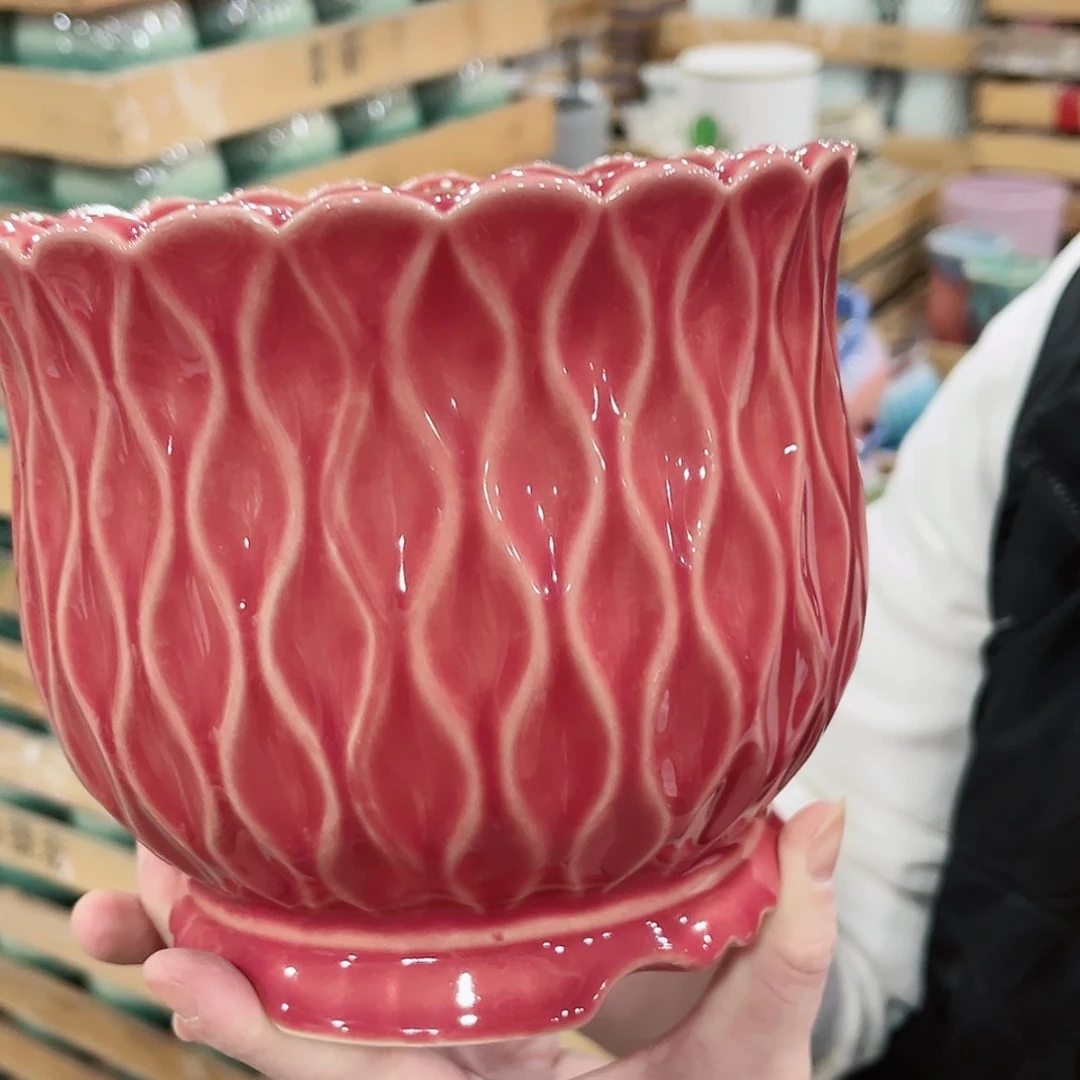 【闪购商品】陶瓷陶瓷多肉植物花盆