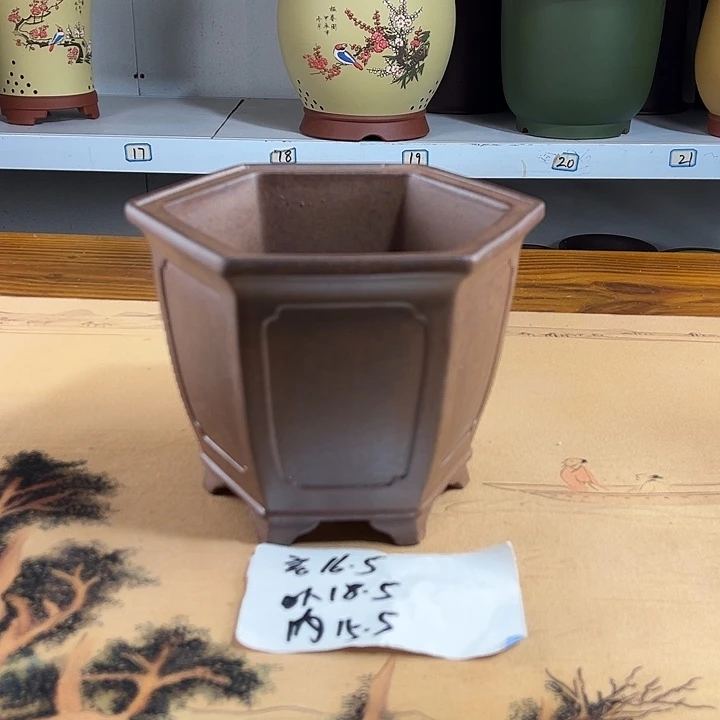 紫砂花盆紫砂兰花盆20