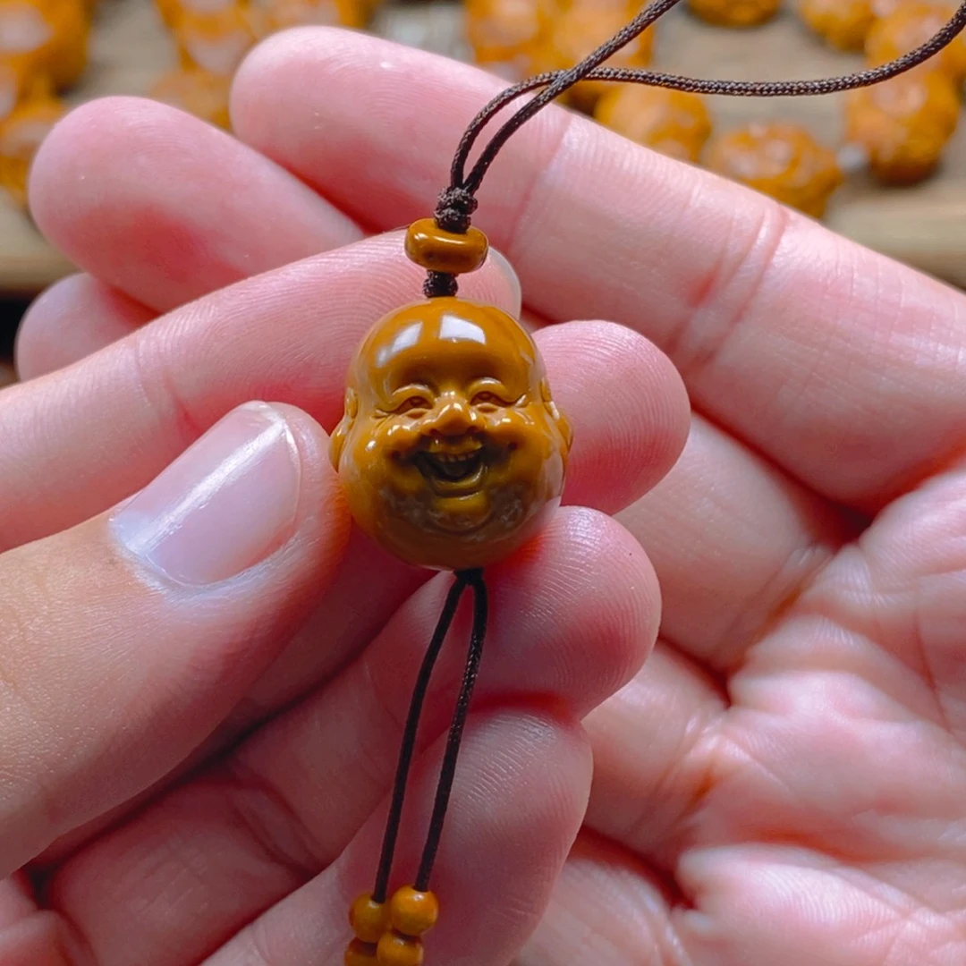 手串/手链橄榄核一青老师18×19笑口常开，笑佛开心