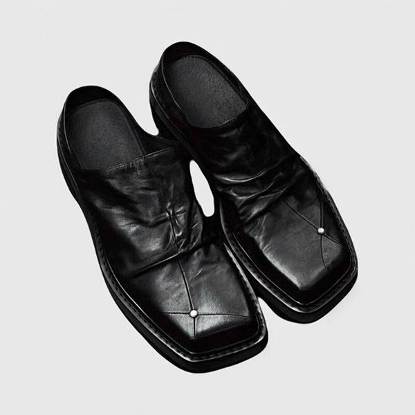 【芦芦专属】"黑方糖"软皮半拖