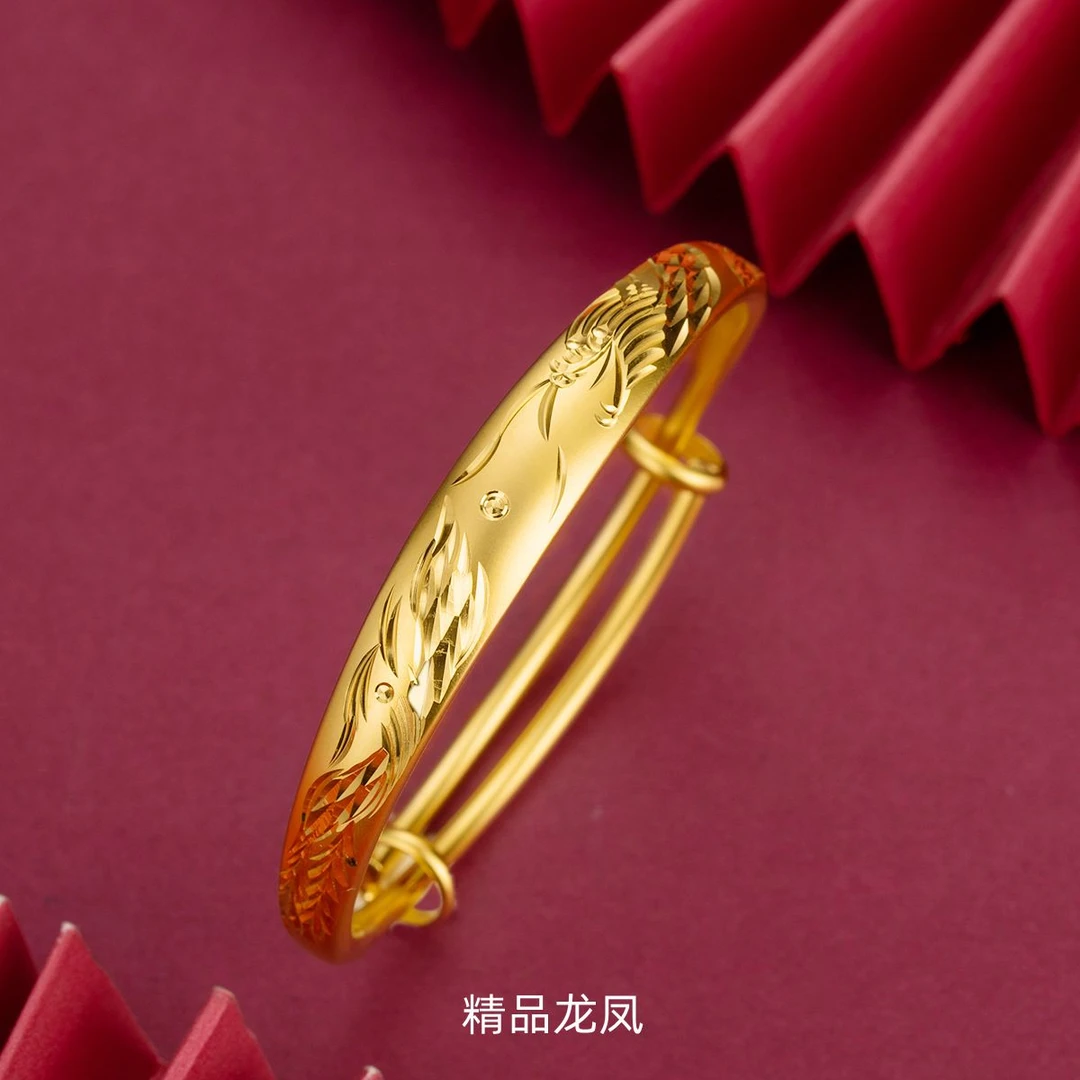 24-KK157时尚精品龙凤推拉手镯