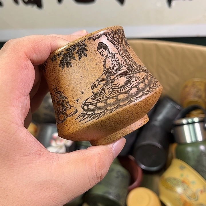 茶杯紫砂全手工紫砂主人杯