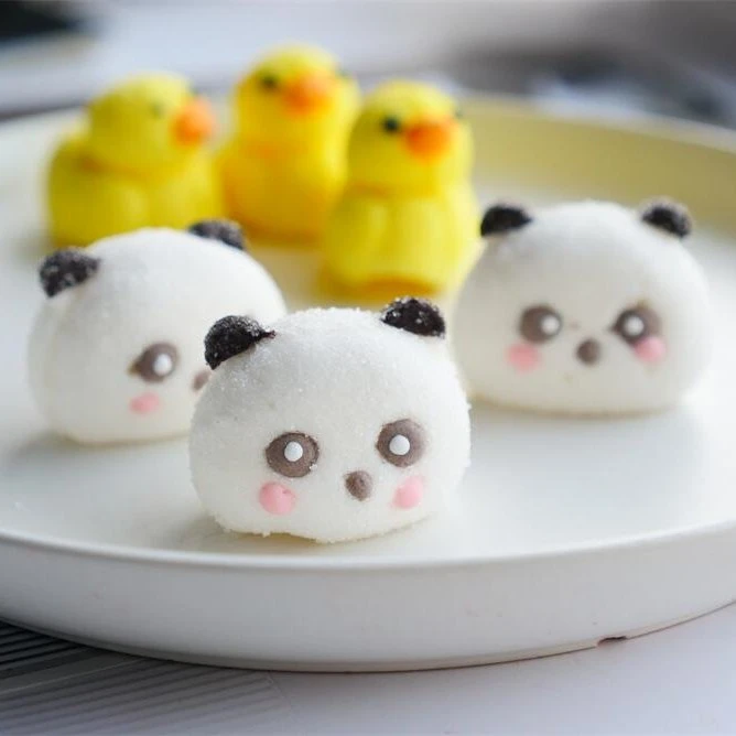 3款卡通棉花糖课，装饰零食网红热门蛋糕甜点下午茶烘焙培训课