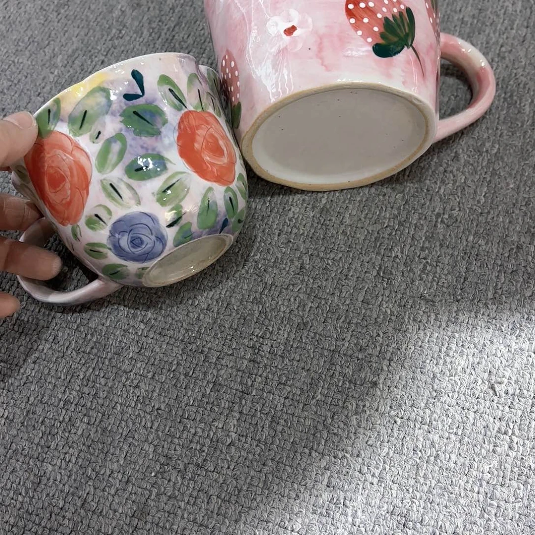 用***你景德镇手绘高温釉下彩陶瓷茶具