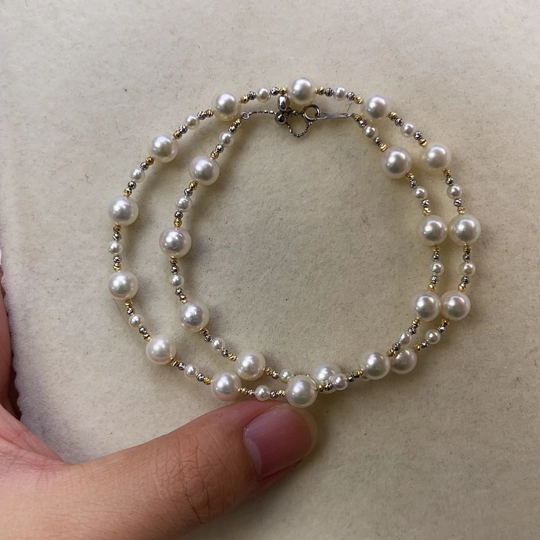 海水珍珠18K金镶嵌颈饰