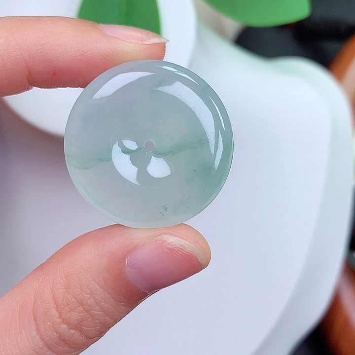 颈饰未镶嵌翡翠28.3-6.2mm