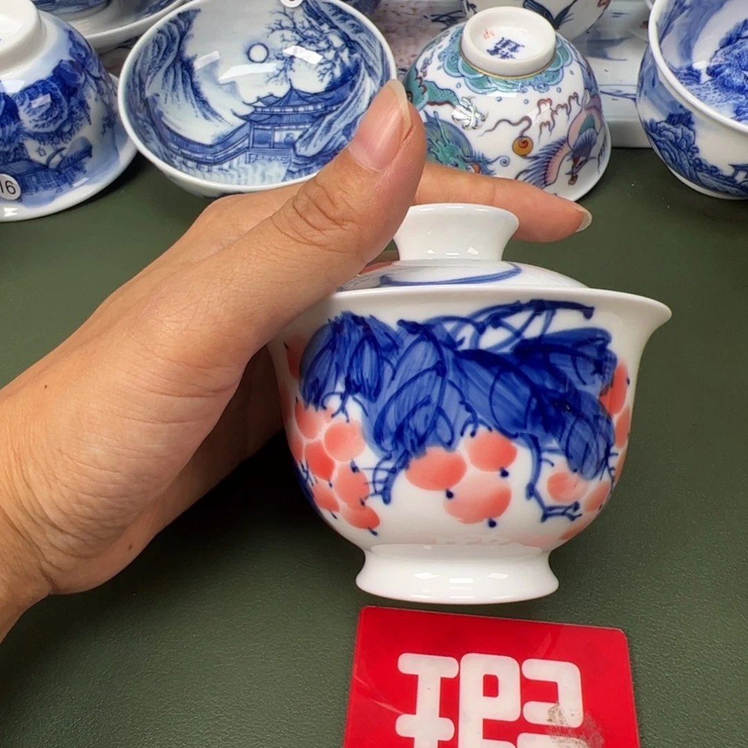 景德镇纯手工纯手绘茶具木木10