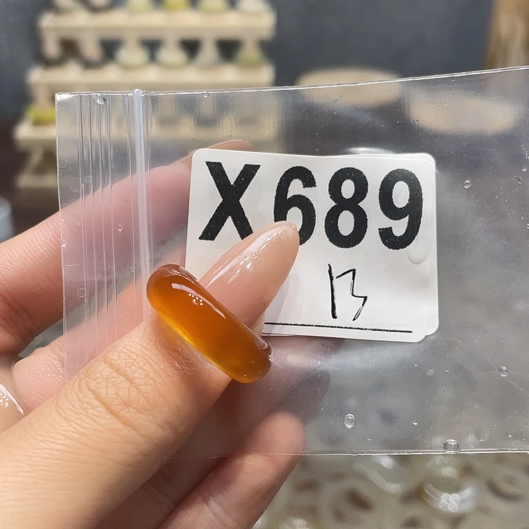 玛瑙/玉髓未镶嵌戒指689