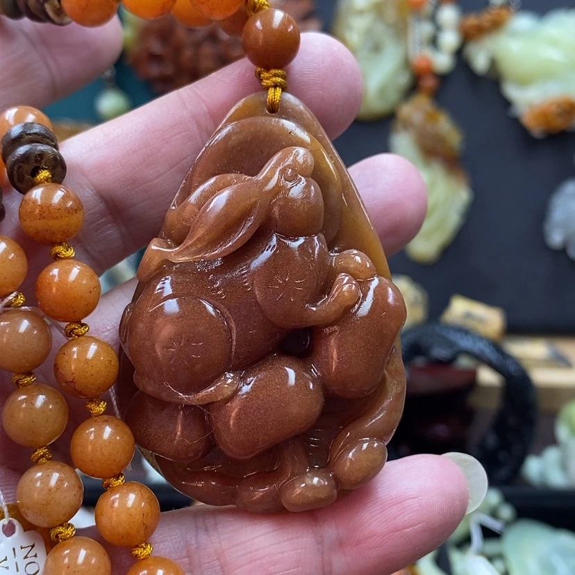 【闪购商品】蛇纹石玉吊坠未镶嵌