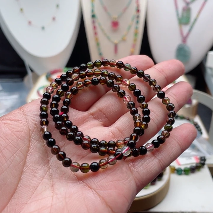 未镶嵌手链碧玺早*好碧玺手链