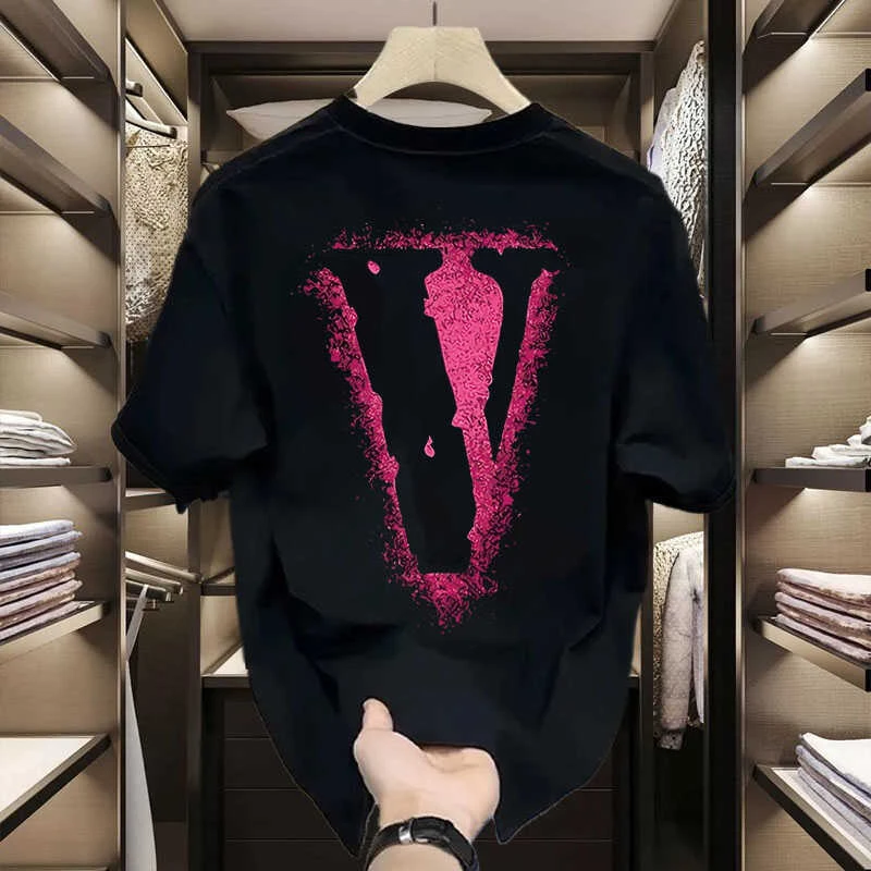 【TQUX港奢男装】美式痞帅吸汗短袖T恤青年男款夏季ins潮牌圆领宽