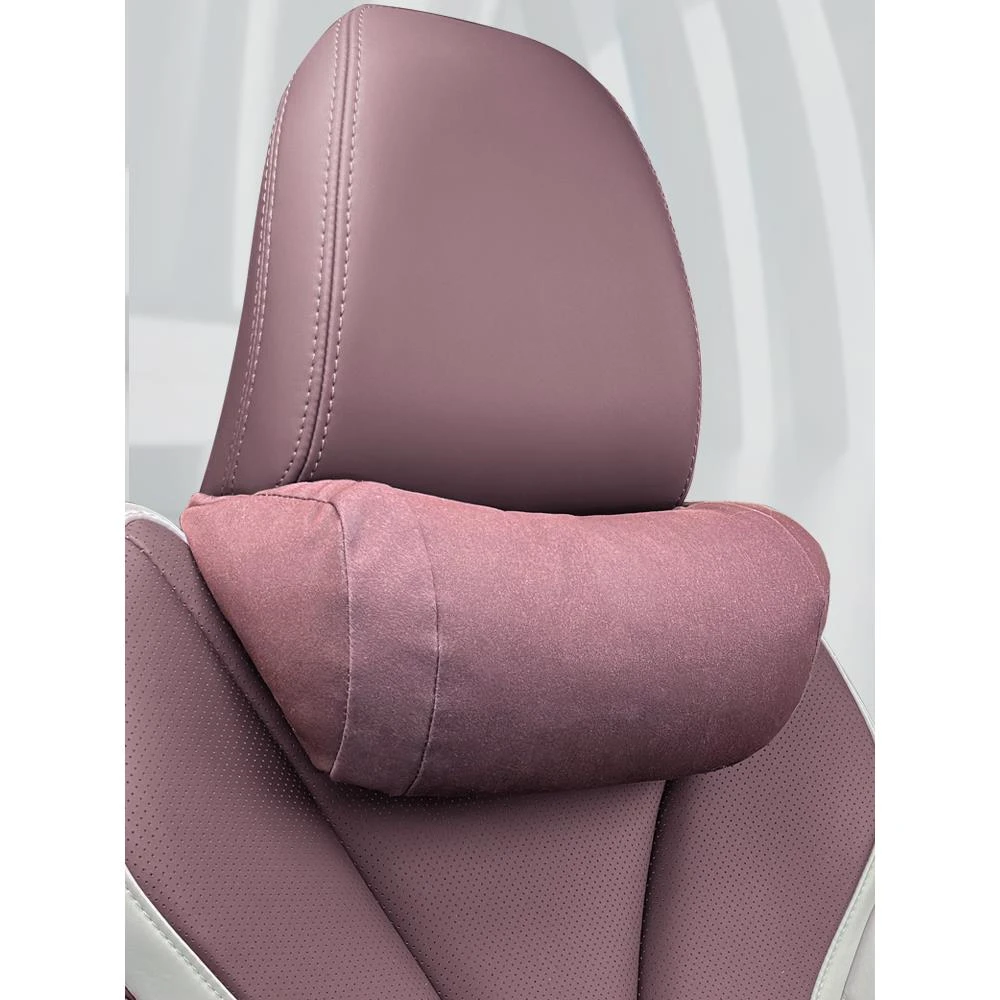 适用于吉利星越L翻毛绒护颈头枕腰靠枕记忆棉座椅腰靠用品大全