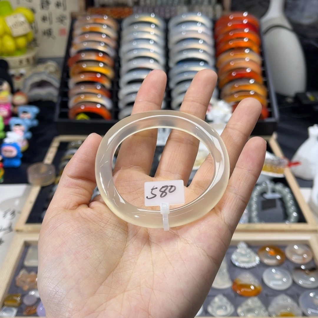 玛瑙/玉髓戒指未镶嵌H****-