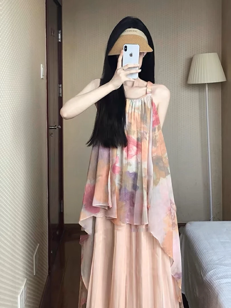 101-150 非图片款2025夏季新款时尚宽松慵懒微胖大码女装连衣裙女