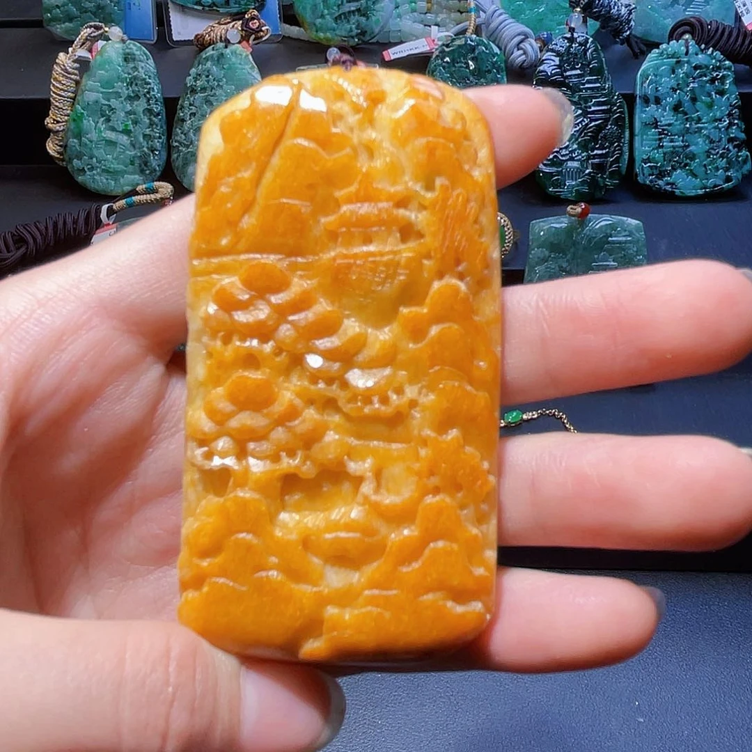 颈饰未镶嵌翡翠翡翠