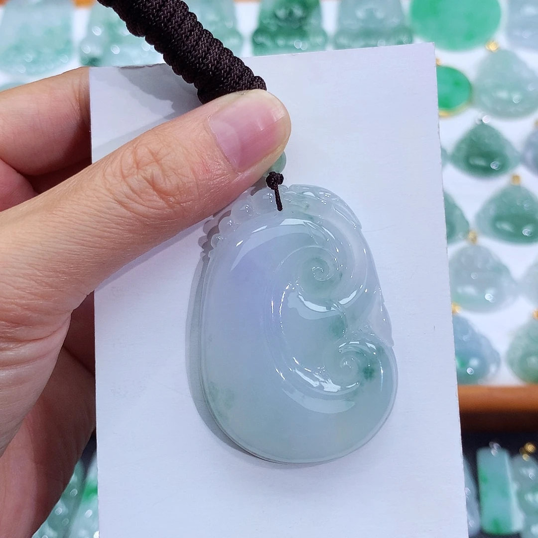 翡翠未镶嵌颈饰翡翠吊坠