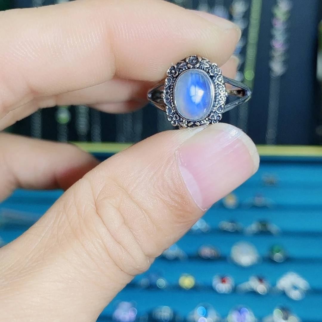 紫晶珠宝半成品银S925镶嵌