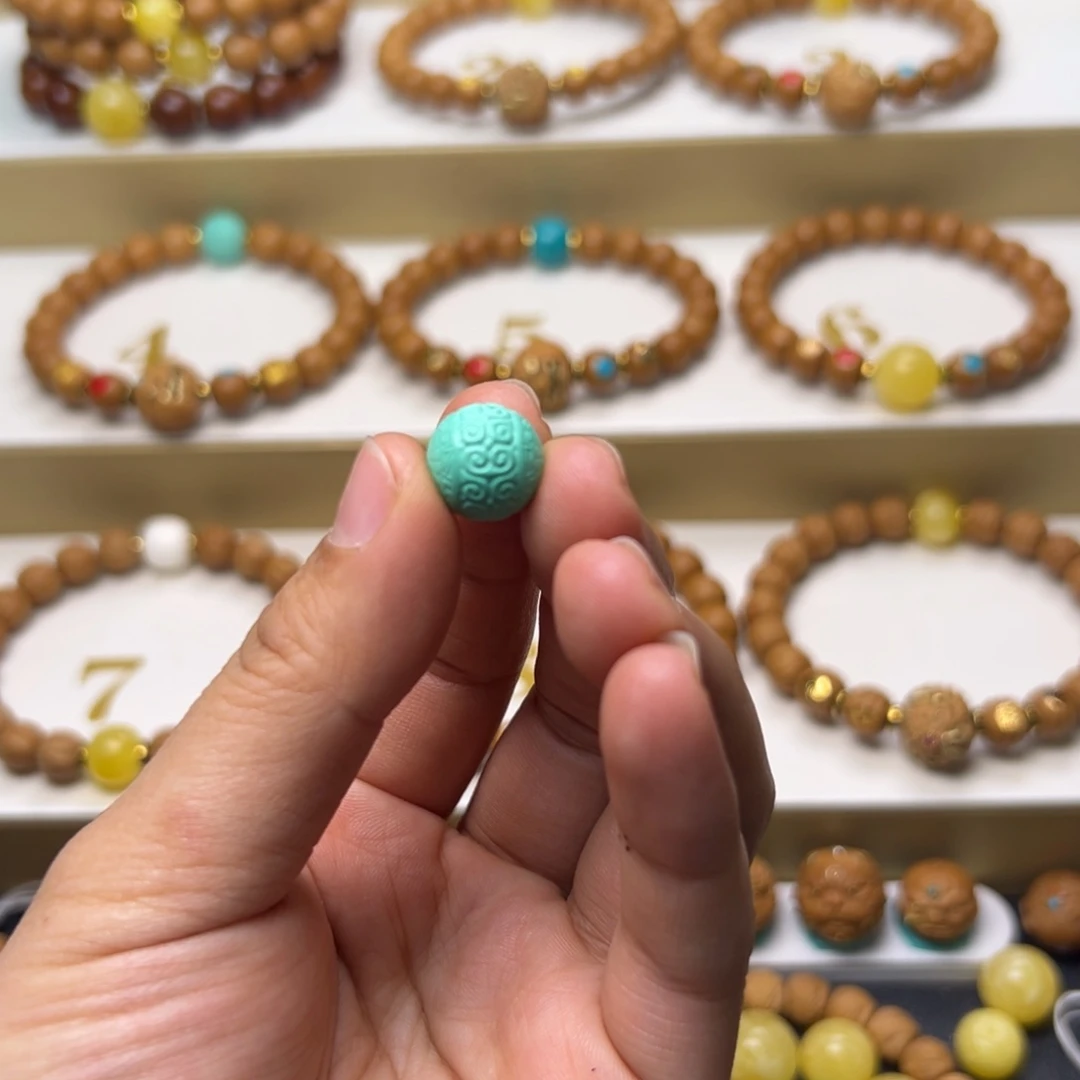 猴头核桃吊坠弟****粉猴头手串配饰