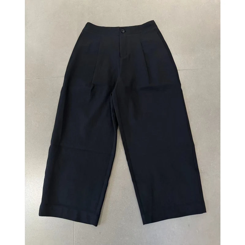 JING2025春季新款7闲裤女装显瘦九分裤气质时尚